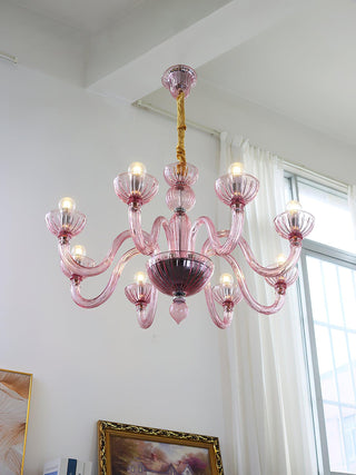 Lustra Lustre En Verre De Murano Élégant Fait Main