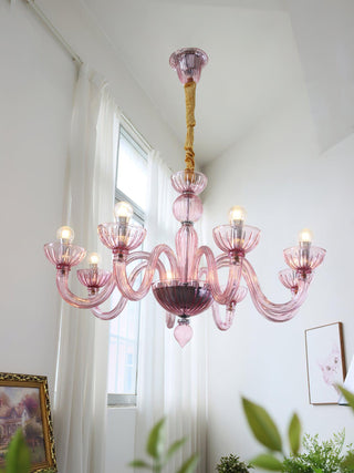 Lustra Lustre En Verre De Murano Élégant Fait Main