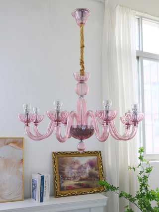 Lustra Lustre En Verre De Murano Élégant Fait Main