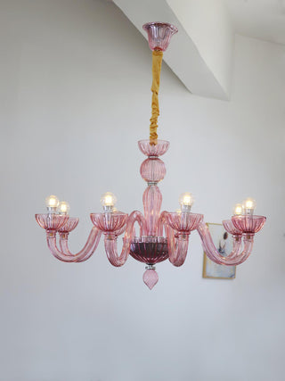 Lustra Lustre En Verre De Murano Élégant Fait Main