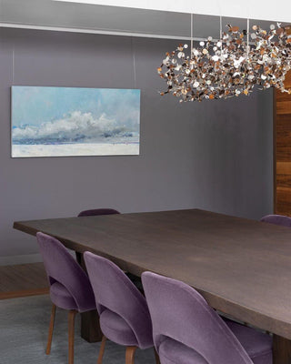 Lustra Lampe Suspendue Disque Nuage