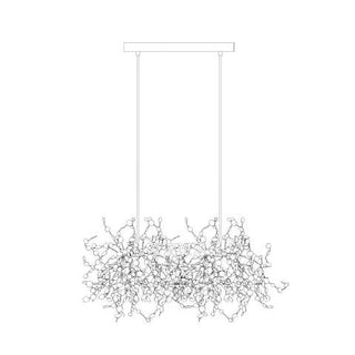 Lustra Lampe Suspendue Disque Nuage