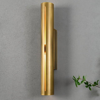 Avsilara Applique Murale Cylindre Laiton Minimaliste Moderne-Luire