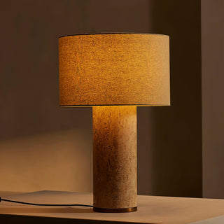 Vonoryra Lampe de Table en Travertin