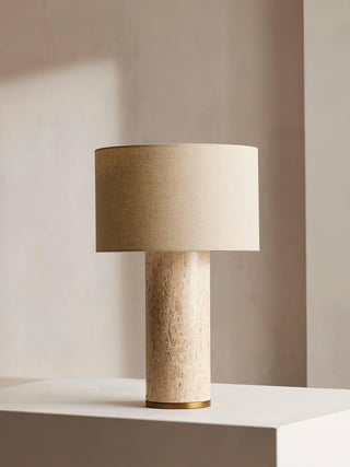 Vonoryra Lampe de Table en Travertin