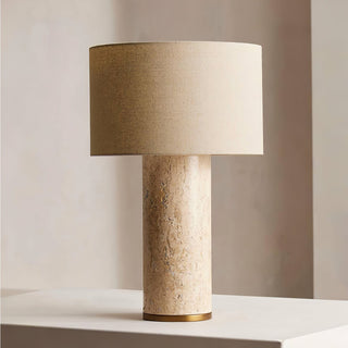 Vonoryra Lampe de Table en Travertin