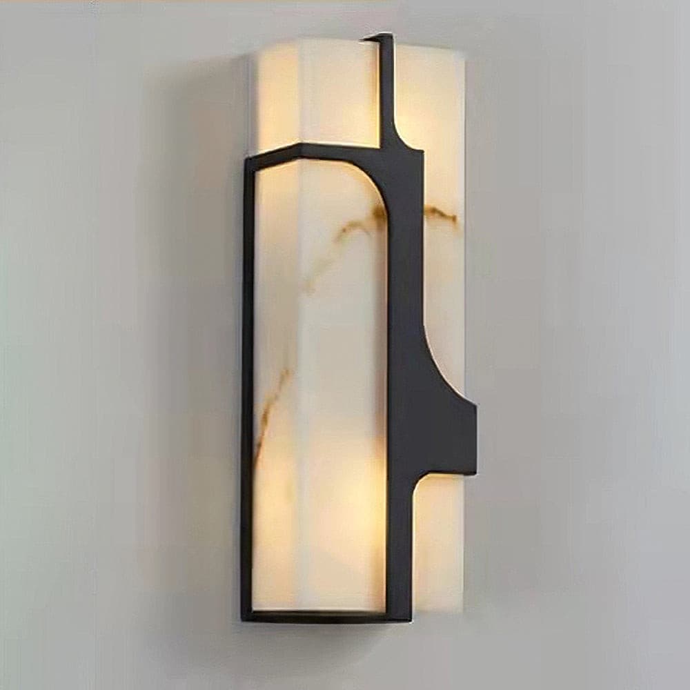 Ariel Wall Lamp Alabaster & Brass Elegance-Neutral Decor