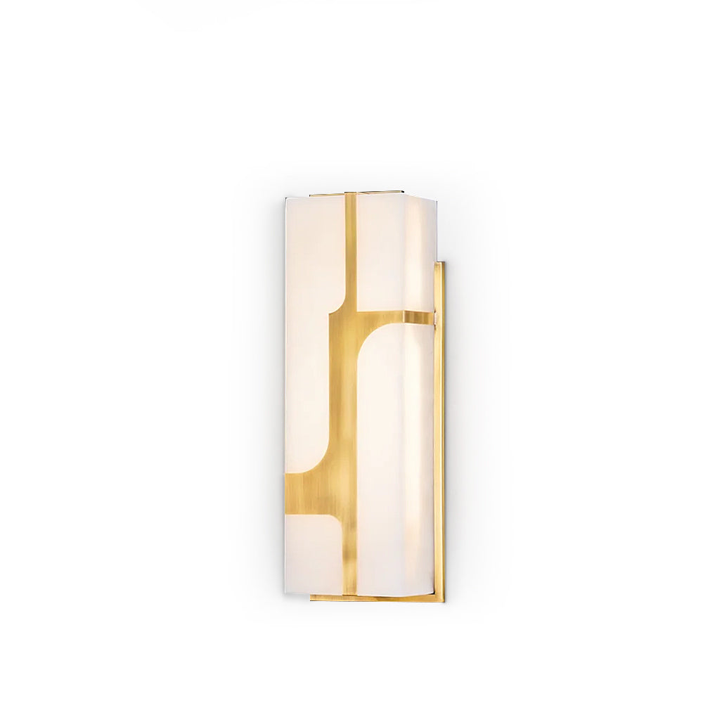 Ariel Wall Lamp Alabaster & Brass Elegance-Neutral Decor