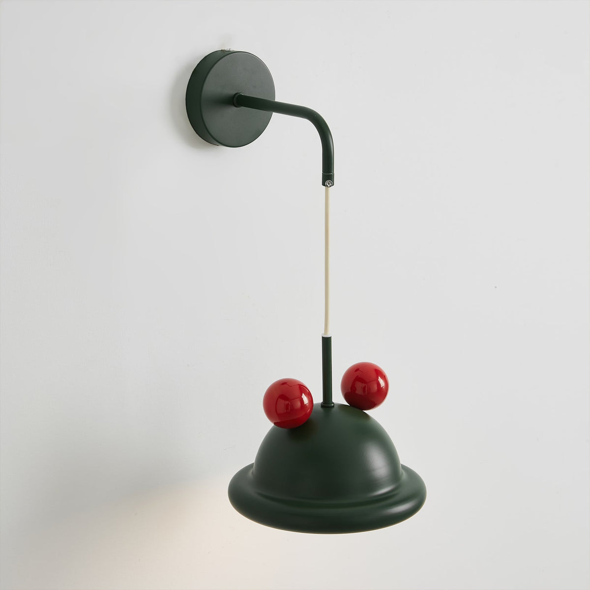 Installation context shot of the Aries Wall Lamp in a contemporary home.