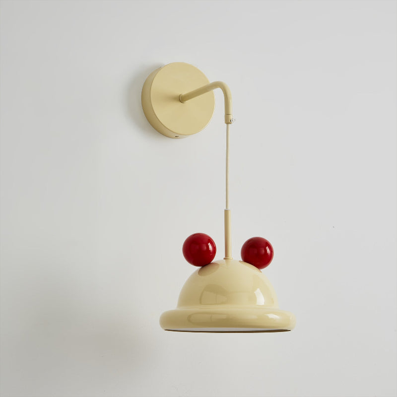 Front-on view of the Aries Wall Lamp.