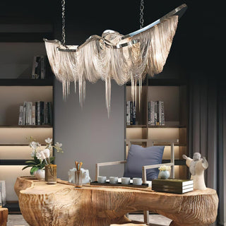 Solara Lustre Franges Dorées