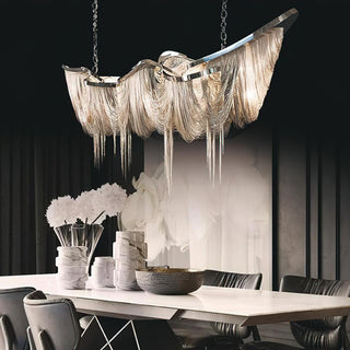 Solara Lustre Franges Dorées