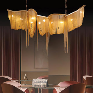 Solara Lustre Franges Dorées