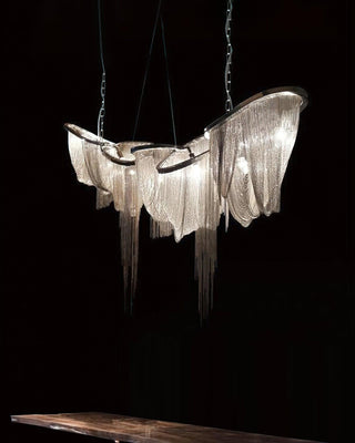 Solara Lustre Franges Dorées