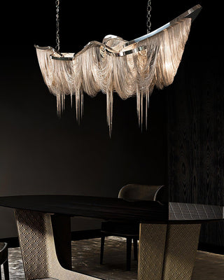 Solara Lustre Franges Dorées
