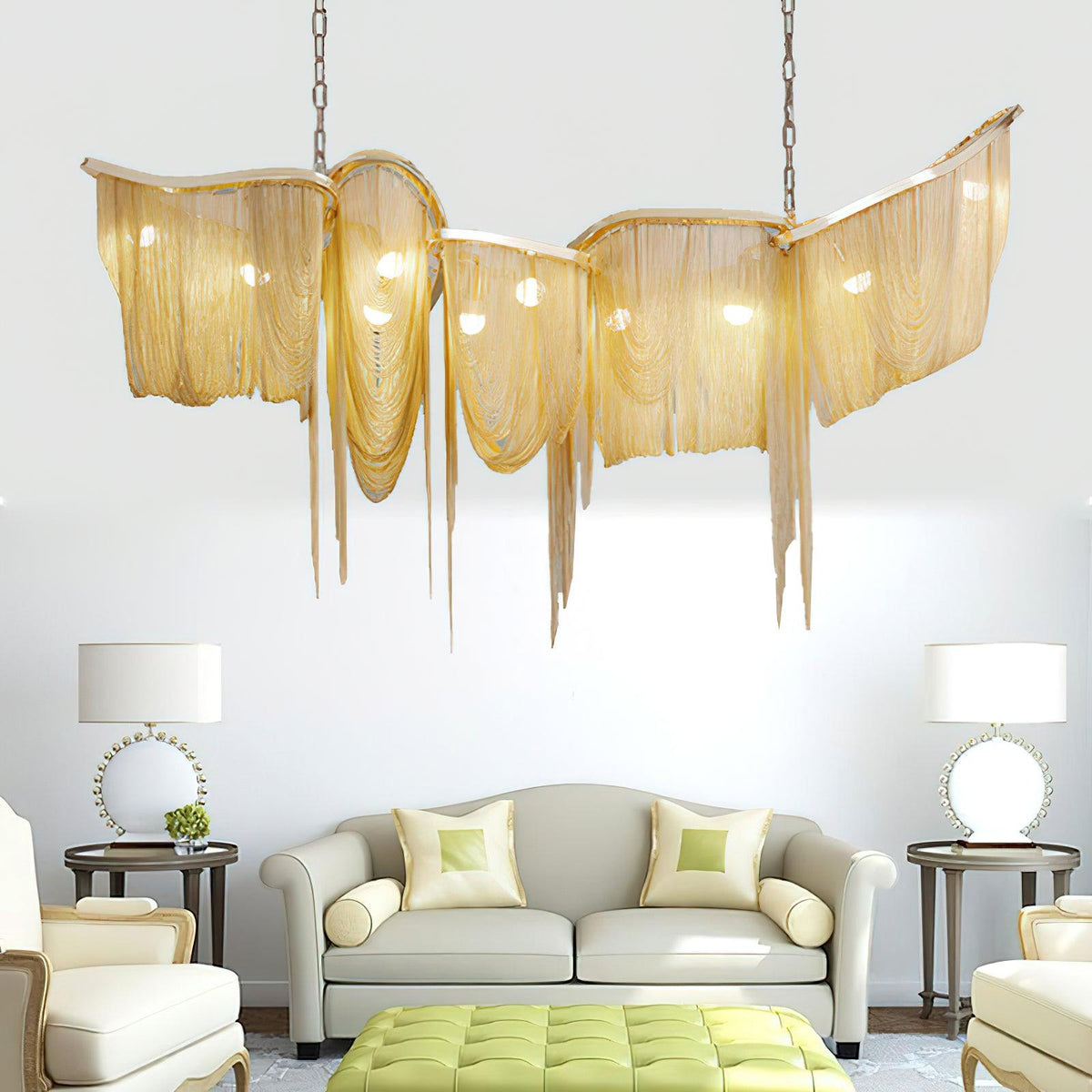 Varenivia Lustre Franges Dorées