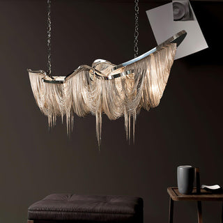 Solara Lustre Franges Dorées