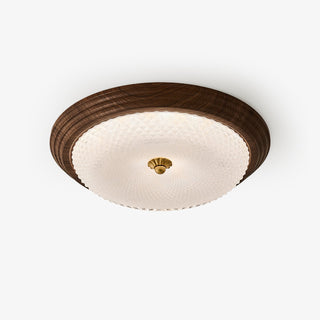 Ivvaros Lampe de Plafond en Verre Art Nordique Premium