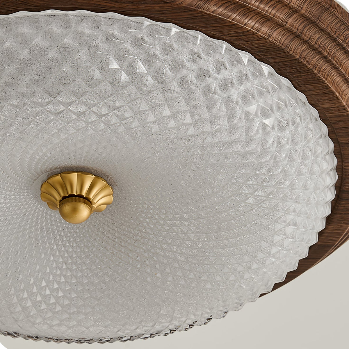 Elviana Lampe de Plafond en Verre Art Nordique Premium