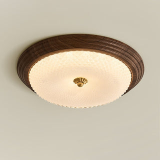 Ivvaros Lampe de Plafond en Verre Art Nordique Premium