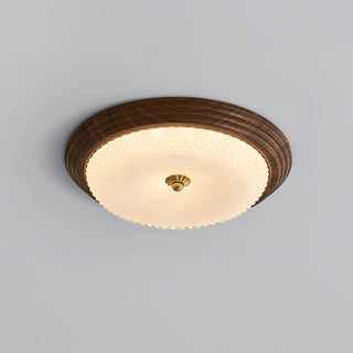 Ivvaros Lampe de Plafond en Verre Art Nordique Premium