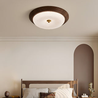 Ivvaros Lampe de Plafond en Verre Art Nordique Premium
