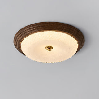 Ivvaros Lampe de Plafond en Verre Art Nordique Premium