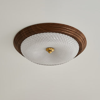 Ivvaros Lampe de Plafond en Verre Art Nordique Premium