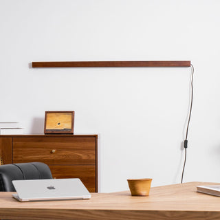 Lustra Wall Lamp Linear Wood Plug In-Luire