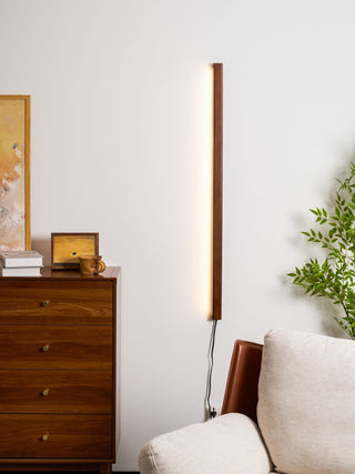 Lustra Wall Lamp Linear Wood Plug In-Luire