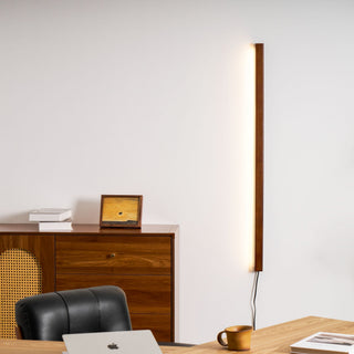 Lustra Wall Lamp Linear Wood Plug In-Luire