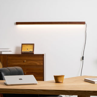 Lustra Wall Lamp Linear Wood Plug In-Luire