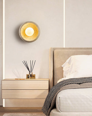Arlo Travertine Wall Light-Neutral Decor