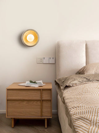 Arlo Travertine Wall Light-Neutral Decor