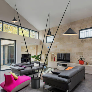 Canorara Lampadaire Multi-Braç Noire