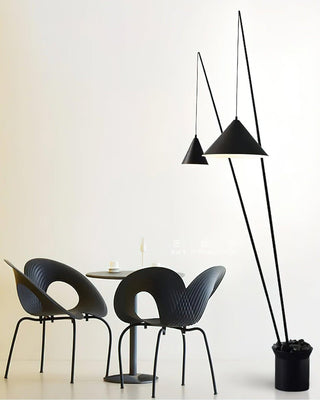 Canorara Lampadaire Multi-Braç Noire