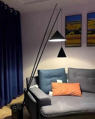 Canorara Lampadaire Multi-Braç Noire