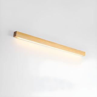 Lustra Applique Murale Linéaire Bois et LED Design Minimaliste-Luire