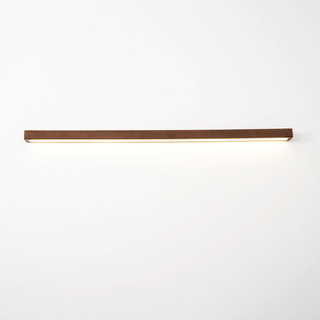 Lustra Applique Murale Linéaire Bois et LED Design Minimaliste-Luire
