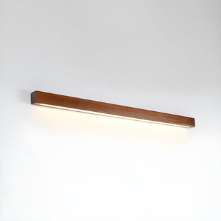 Lustra Applique Murale Linéaire Bois et LED Design Minimaliste-Luire