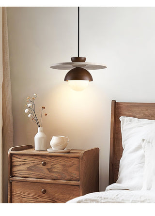 Vera Travertin Verre Pendentif Lumière Design