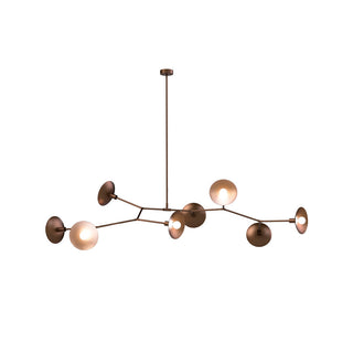 Tinduvyo Lustre Métal Verre Minimaliste Moderne