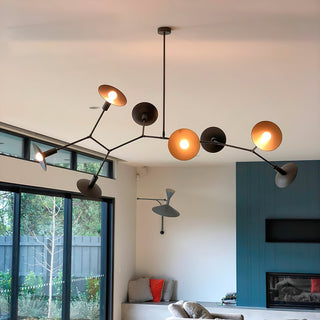 Tinduvyo Lustre Métal Verre Minimaliste Moderne