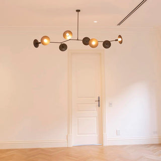 Tinduvyo Lustre Métal Verre Minimaliste Moderne