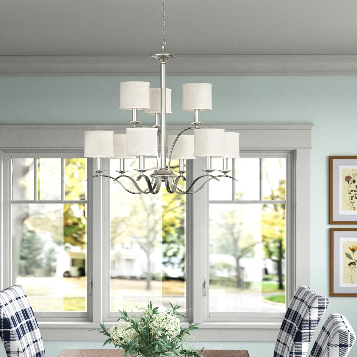 Vatnuvys Lustre Métal Laiton Tissu Traditionnel Premium