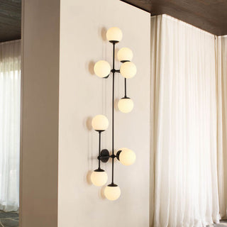 Ulfuvyo Lampe Murale En Verre Et Métal Minimaliste Moderne