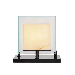 Cubo Alabaster Table Lamp-Neutral Decor