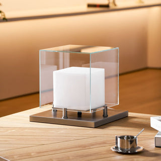 Cubo Alabaster Table Lamp-Neutral Decor