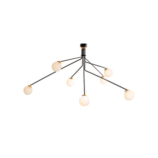 Vatnuvyo Moderne Minimaliste Laiton Métal Verre Plafonnier