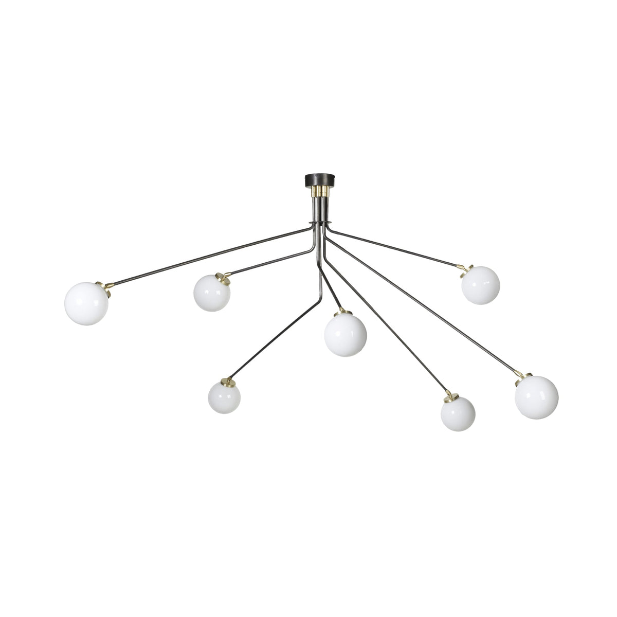 Vatnuvyo Moderne Minimaliste Laiton Métal Verre Plafonnier